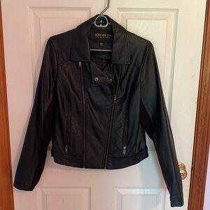 Forever 21 Faux Leather Moto Jacket